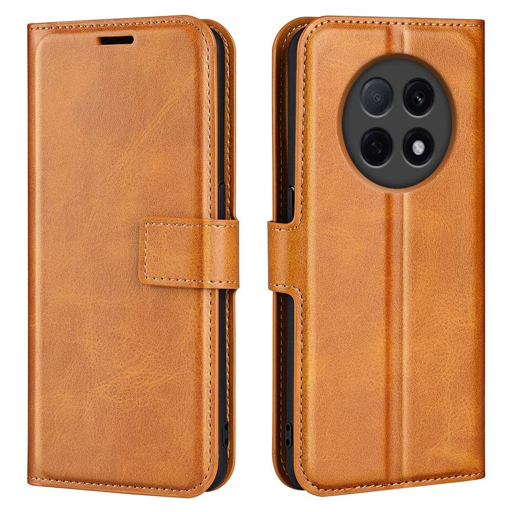 For Oppo F29 Pro 5G Stand Case Anti-Scratch Calf Texture Leather Phone Cover