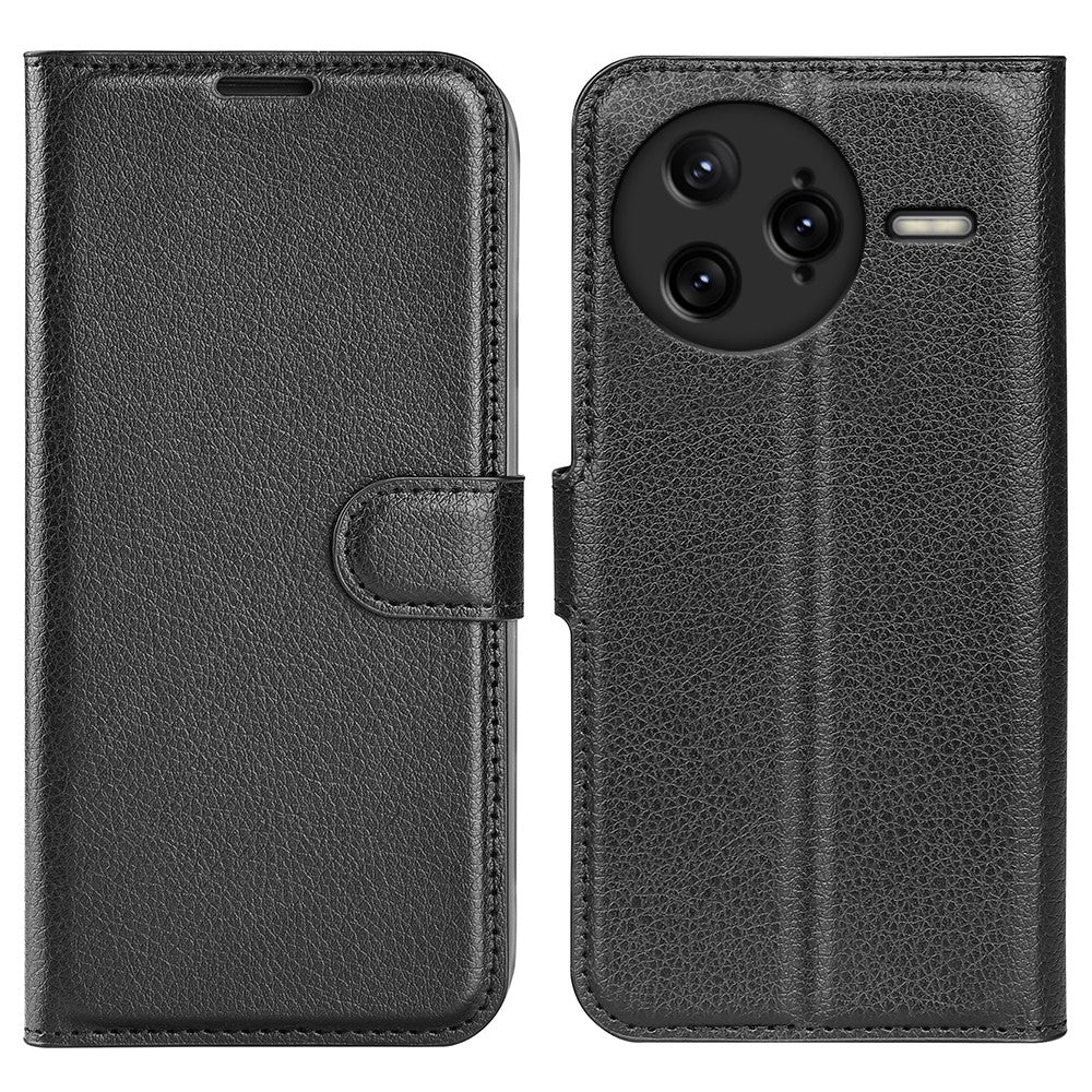 For Xiaomi Redmi K80 Pro 5G Case Litchi Texture Shockproof Leather Wallet Phone Cover