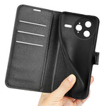 For Xiaomi Redmi K80 Pro 5G Case Litchi Texture Shockproof Leather Wallet Phone Cover