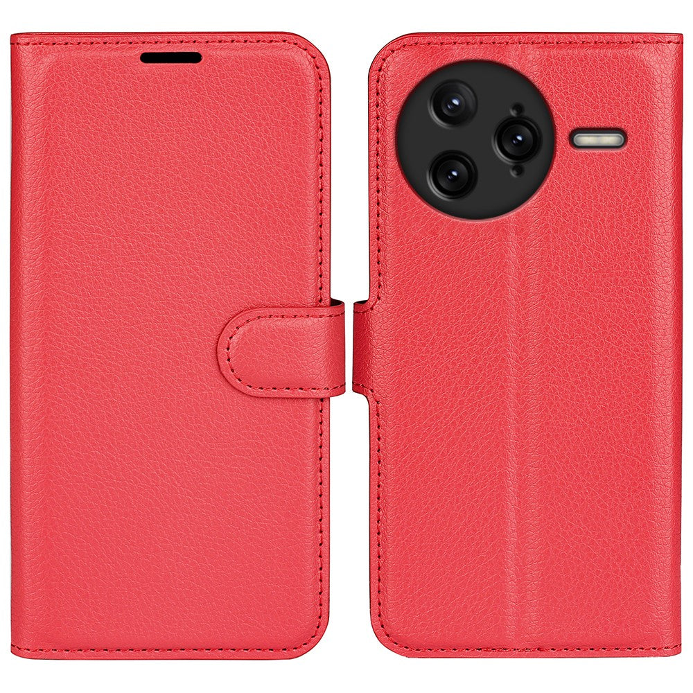 For Xiaomi Redmi K80 Pro 5G Case Litchi Texture Shockproof Leather Wallet Phone Cover