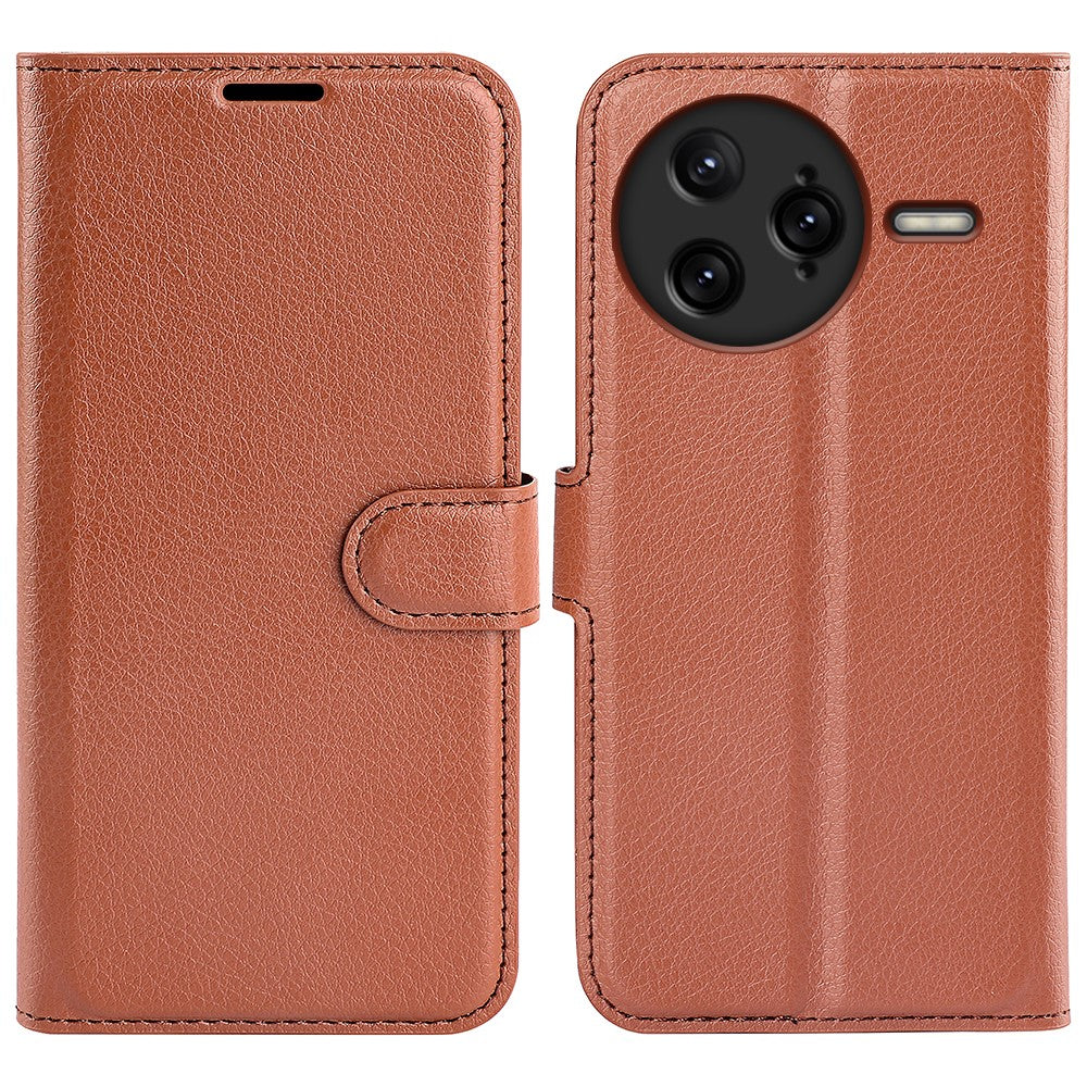 For Xiaomi Redmi K80 Pro 5G Case Litchi Texture Shockproof Leather Wallet Phone Cover
