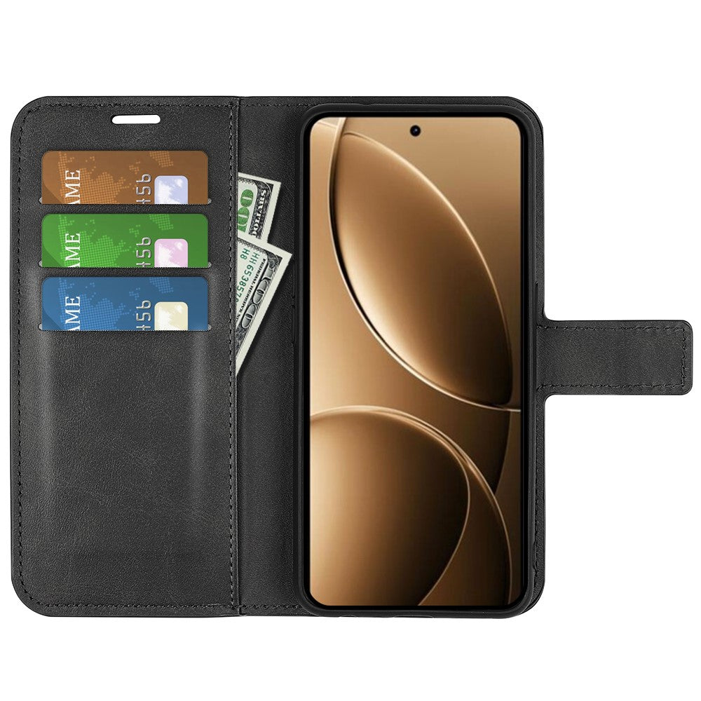 For Xiaomi Redmi K80 Pro 5G Stand Case Anti-Scratch Calf Texture Leather Phone Cover