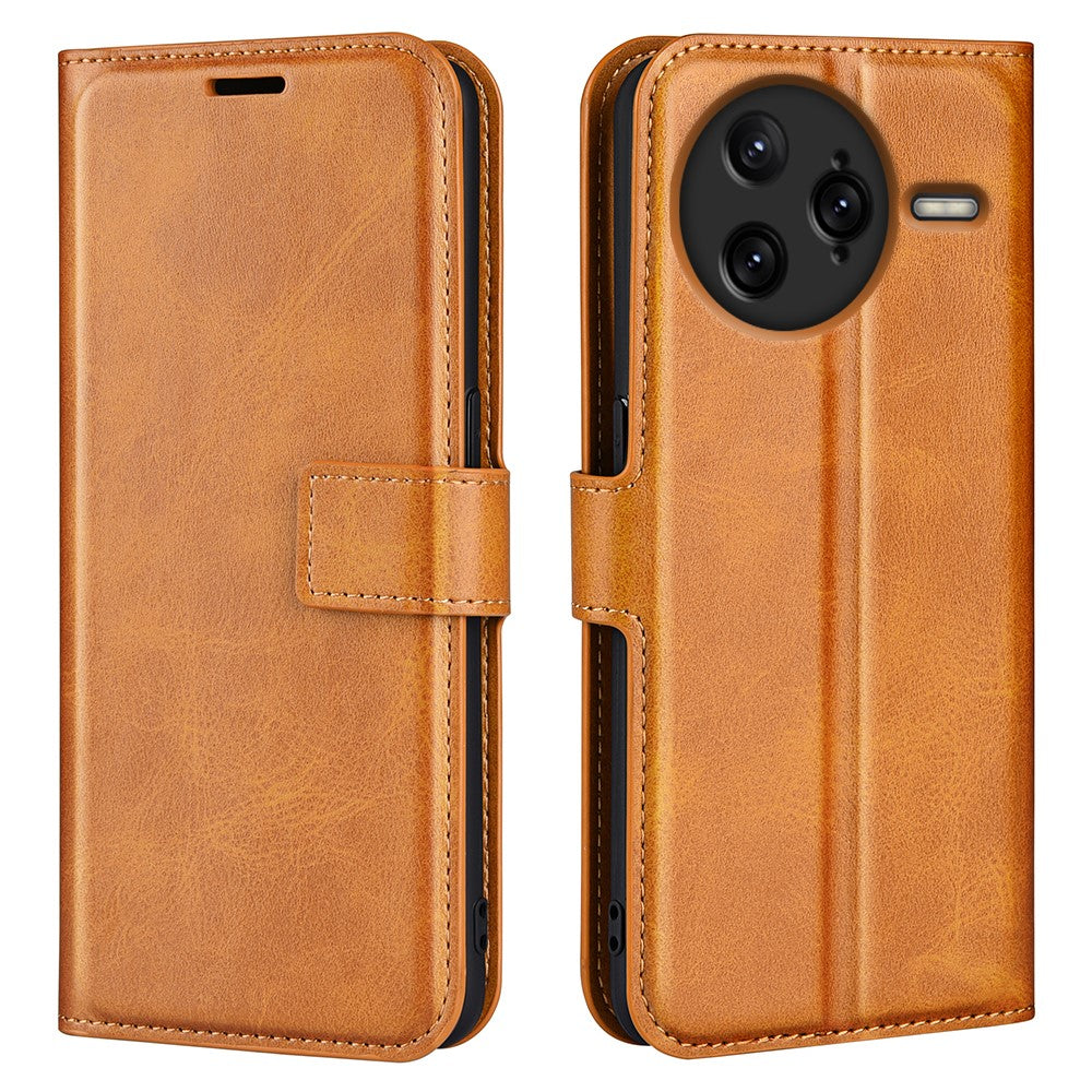 For Xiaomi Redmi K80 Pro 5G Stand Case Anti-Scratch Calf Texture Leather Phone Cover