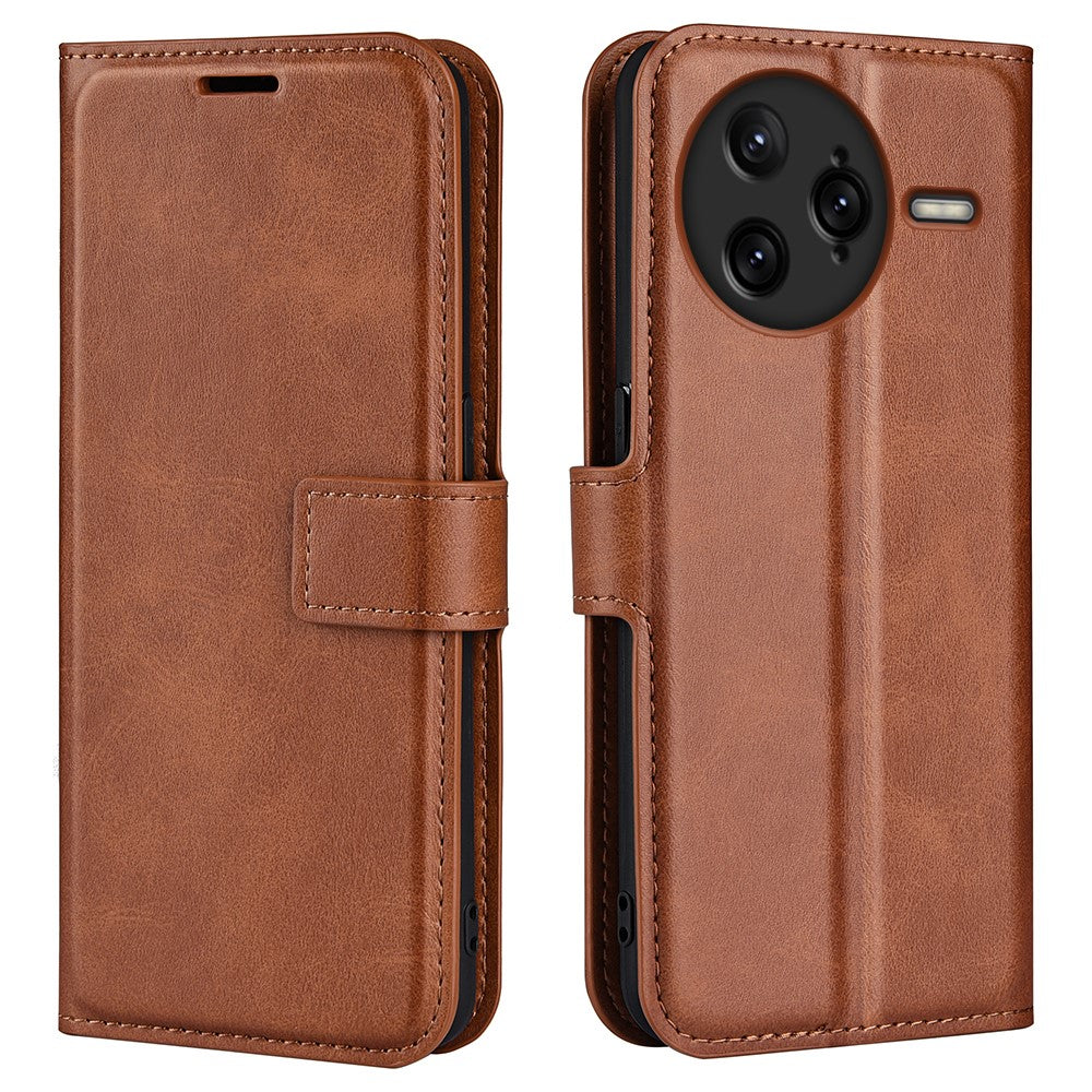 For Xiaomi Redmi K80 Pro 5G Stand Case Anti-Scratch Calf Texture Leather Phone Cover