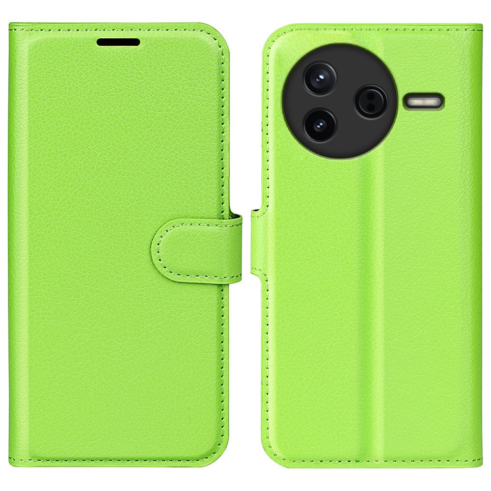 For Xiaomi Redmi K80 5G Case Litchi Texture Shockproof Leather Wallet Phone Cover