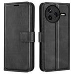 Xiaomi Redmi K80 5G Stativskal Reptåligt Läderfodral i Kalvstruktur