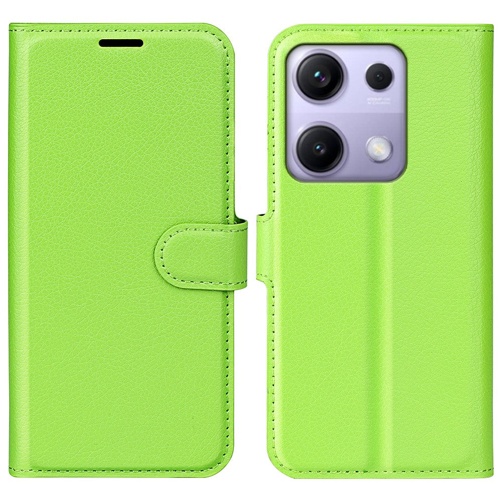 For Xiaomi Redmi Note 14S 4G Case Litchi Texture Shockproof Leather Wallet Phone Cover