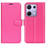 For Xiaomi Redmi Note 14S 4G Case Litchi Texture Shockproof Leather Wallet Phone Cover