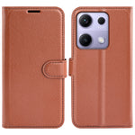 For Xiaomi Redmi Note 14S 4G Case Litchi Texture Shockproof Leather Wallet Phone Cover