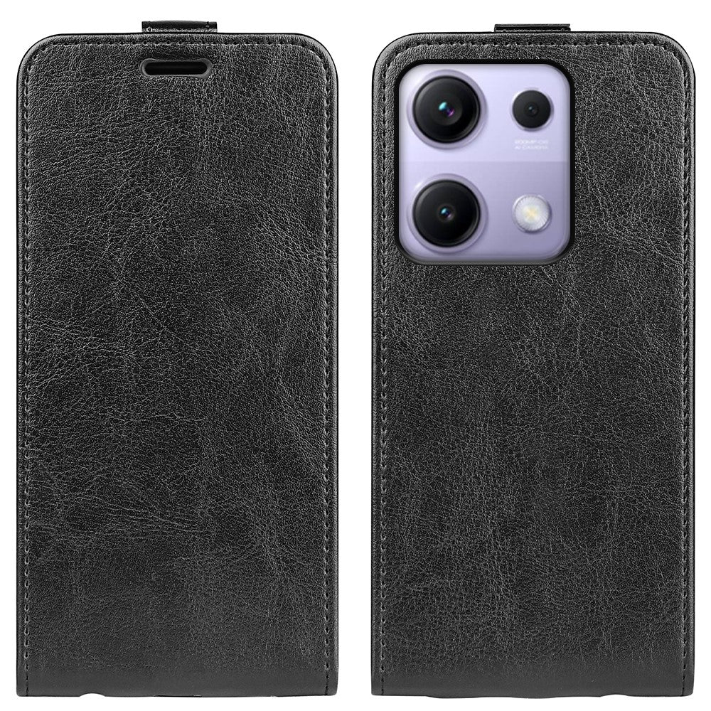 For Xiaomi Redmi Note 14S 4G Case with Card Slots Vertical Flip Leather Phone Cover