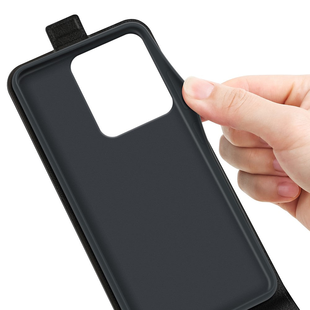 For Xiaomi Redmi Note 14S 4G Case with Card Slots Vertical Flip Leather Phone Cover