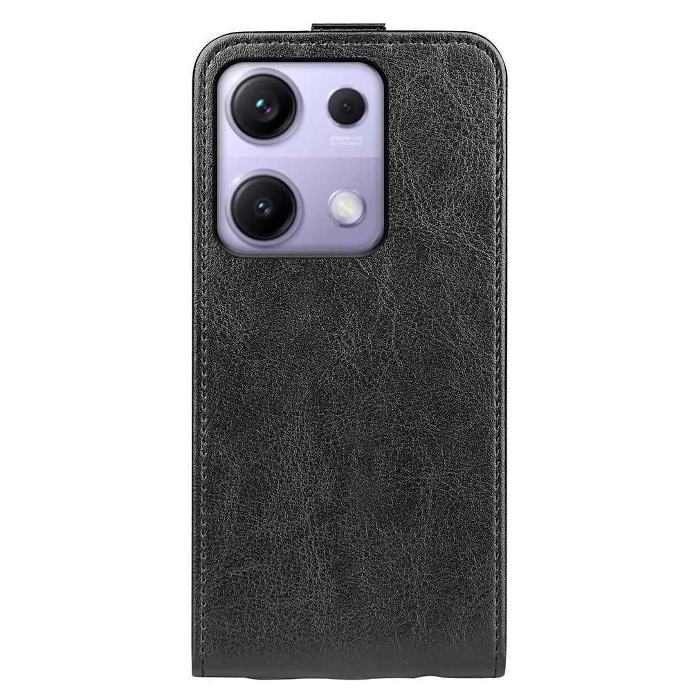 For Xiaomi Redmi Note 14S 4G Case with Card Slots Vertical Flip Leather Phone Cover
