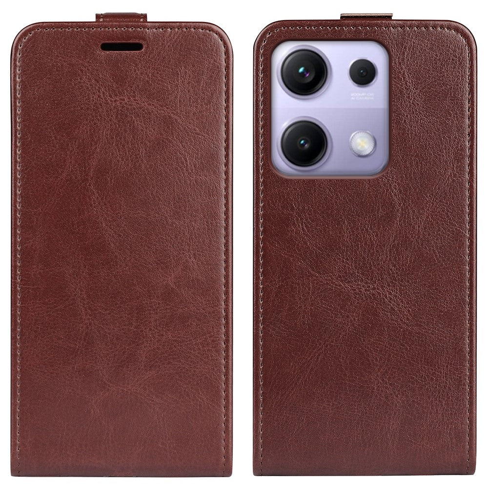 For Xiaomi Redmi Note 14S 4G Case with Card Slots Vertical Flip Leather Phone Cover