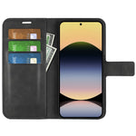 For Xiaomi Redmi Note 14S 4G Stand Case Anti-Scratch Calf Texture Leather Phone Cover