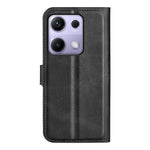 For Xiaomi Redmi Note 14S 4G Stand Case Anti-Scratch Calf Texture Leather Phone Cover