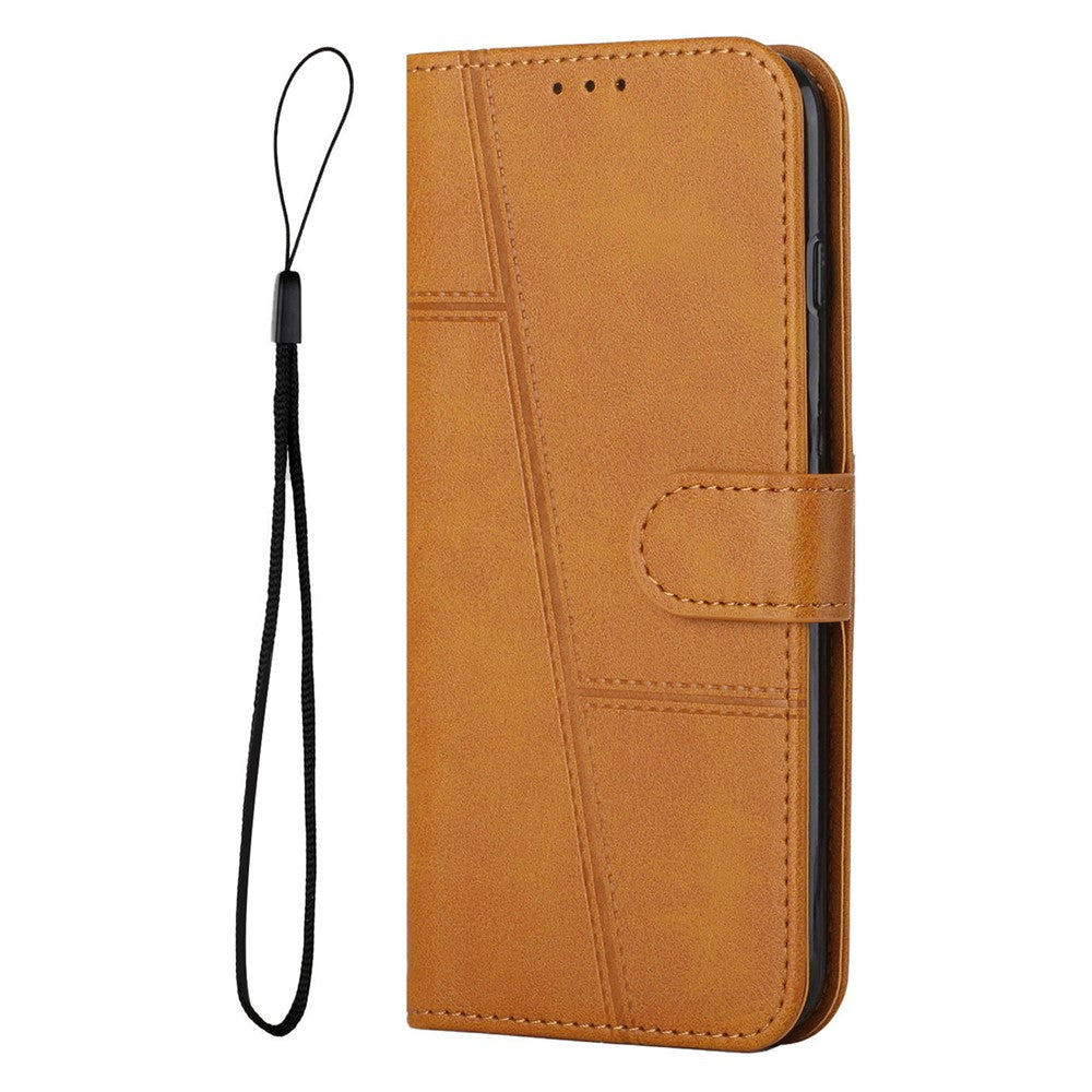 Til Samsung Galaxy F16 5G / M16 5G etui, læder, stativ, beskyttende telefoncover