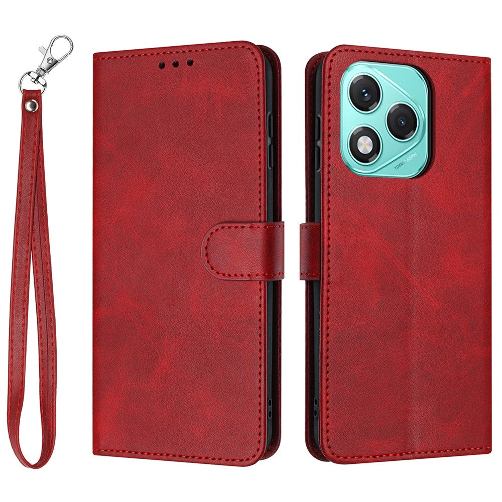 Leather Case for Honor 400 Lite 5G Stand Wallet Phone Cover Calf Texture
