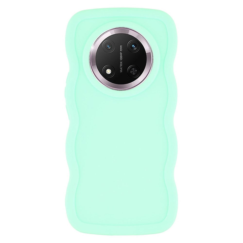 Phone Case For Honor X9c 5G / Magic7 Lite 5G / X60 Pro 5G TPU Protective Cover Unique Curly Wave Frame
