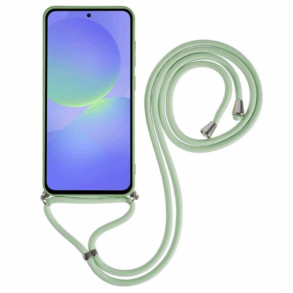Samsung Galaxy A56 5G-cover med fleksibelt TPU-fiberfor, støddæmpende beskyttelse med skulderrem