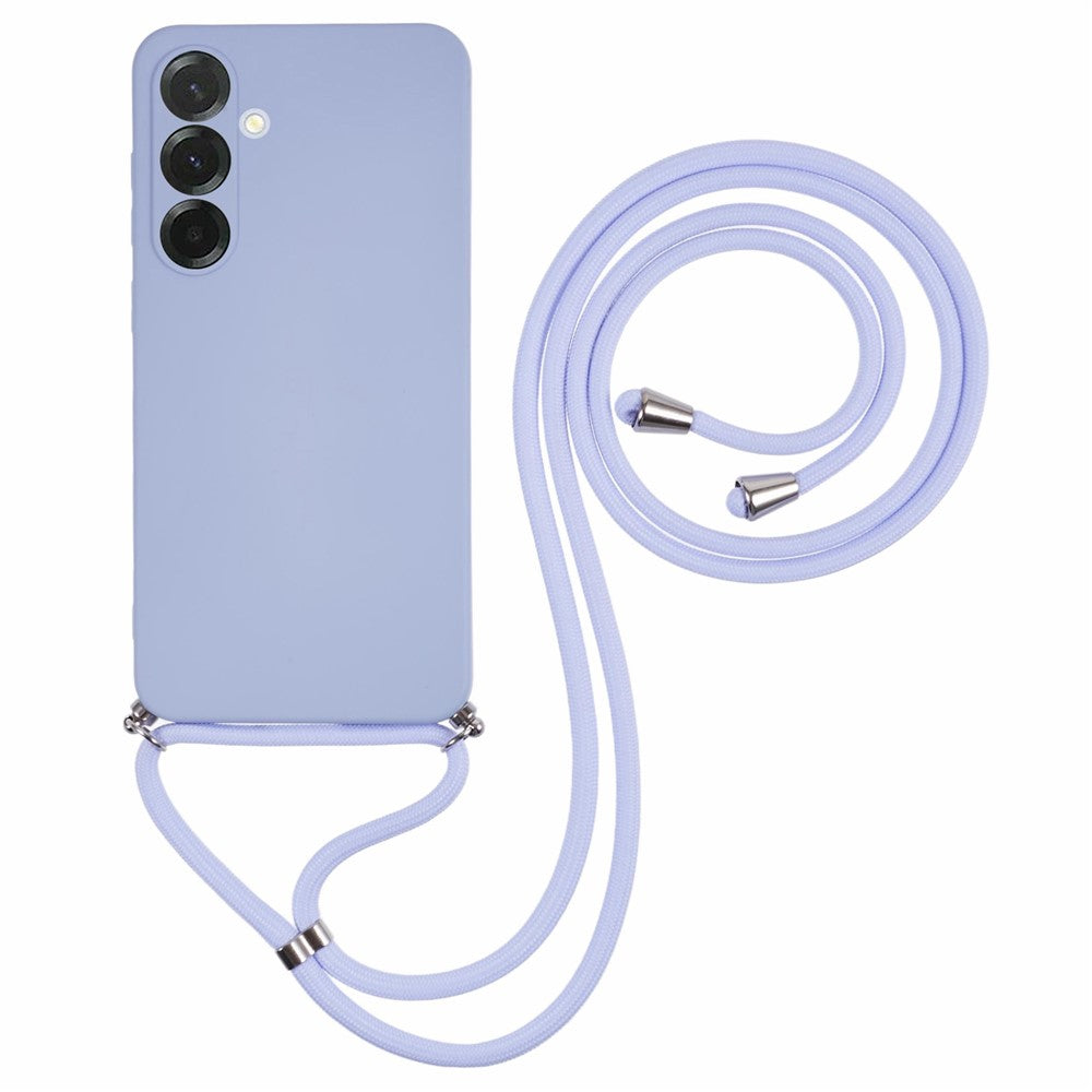 Samsung Galaxy A56 5G-cover med fleksibelt TPU-fiberfor, støddæmpende beskyttelse med skulderrem
