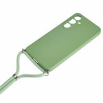 For Samsung Galaxy A26 5G Case Flexible TPU Fiber Lining Anti-Shock Crossbody Phone Cover