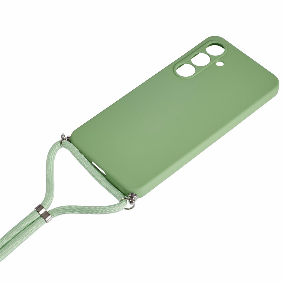 For Samsung Galaxy A26 5G Case Flexible TPU Fiber Lining Anti-Shock Crossbody Phone Cover