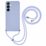 For Samsung Galaxy A26 5G Case Flexible TPU Fiber Lining Anti-Shock Crossbody Phone Cover