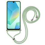 Samsung Galaxy A16 4G / 5G-cover Fleksibelt TPU-fiberfor Stødsikkert skulderrem-cover