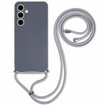 Samsung Galaxy A16 4G / 5G-cover Fleksibelt TPU-fiberfor Stødsikkert skulderrem-cover