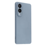 For Samsung Galaxy S25 Edge Case TPU Back Soft Anti-Scratch Fiber Lining Phone Cover