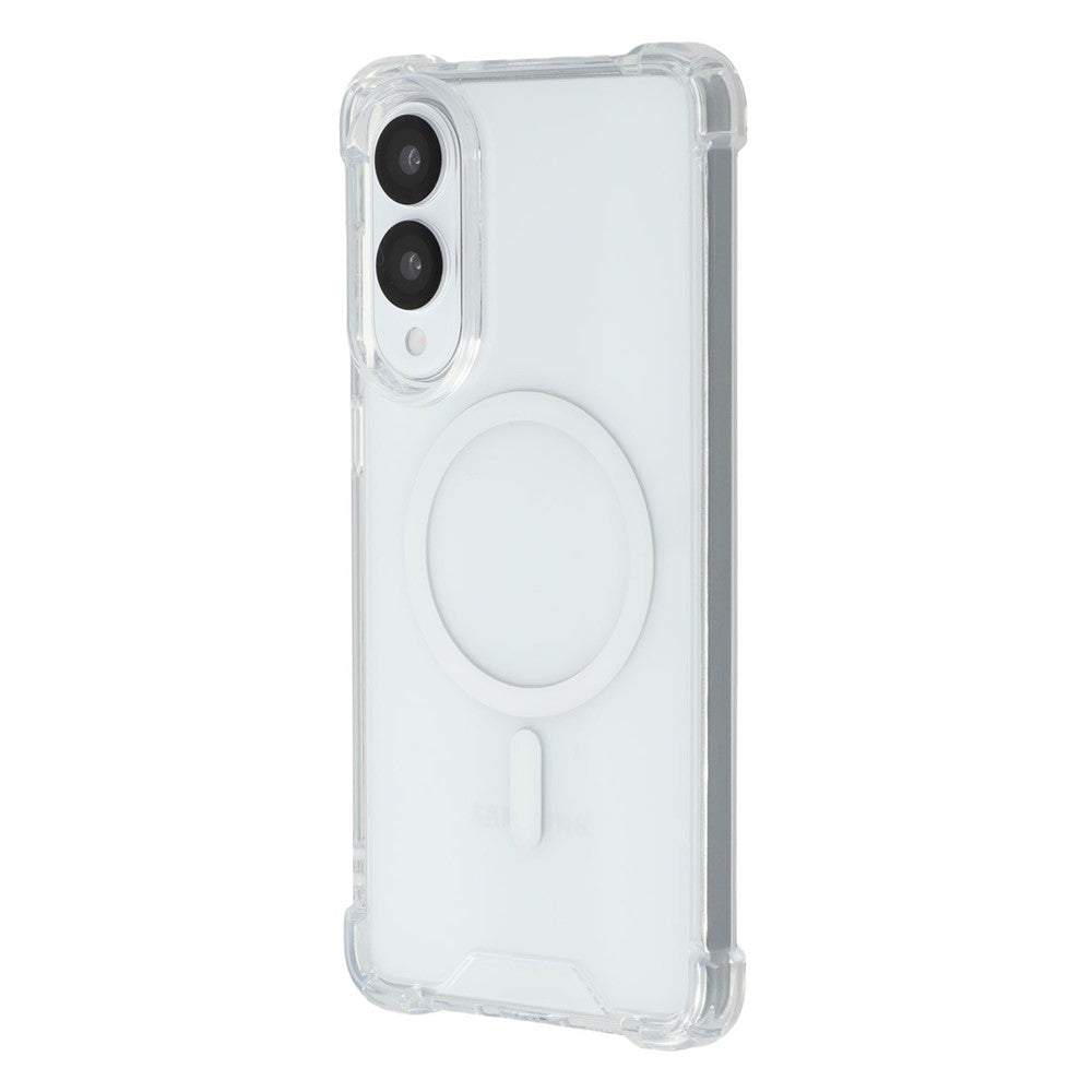 For Samsung Galaxy S26 FE / S25 Edge Magnetic Case 1.5mm Shockproof Clear Phone Back Cover