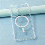 For Samsung Galaxy S26 FE / S25 Edge Magnetic Case 1.5mm Shockproof Clear Phone Back Cover