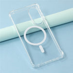 For Samsung Galaxy S26 FE / S25 Edge Magnetic Case 1.5mm Shockproof Clear Phone Back Cover