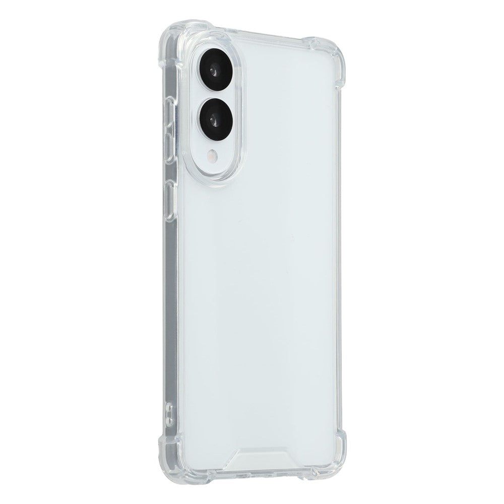 Til Samsung Galaxy S25 Edge Telefoncover TPU + Akryl 1,5 mm Stødsikkert Klart Bagcover