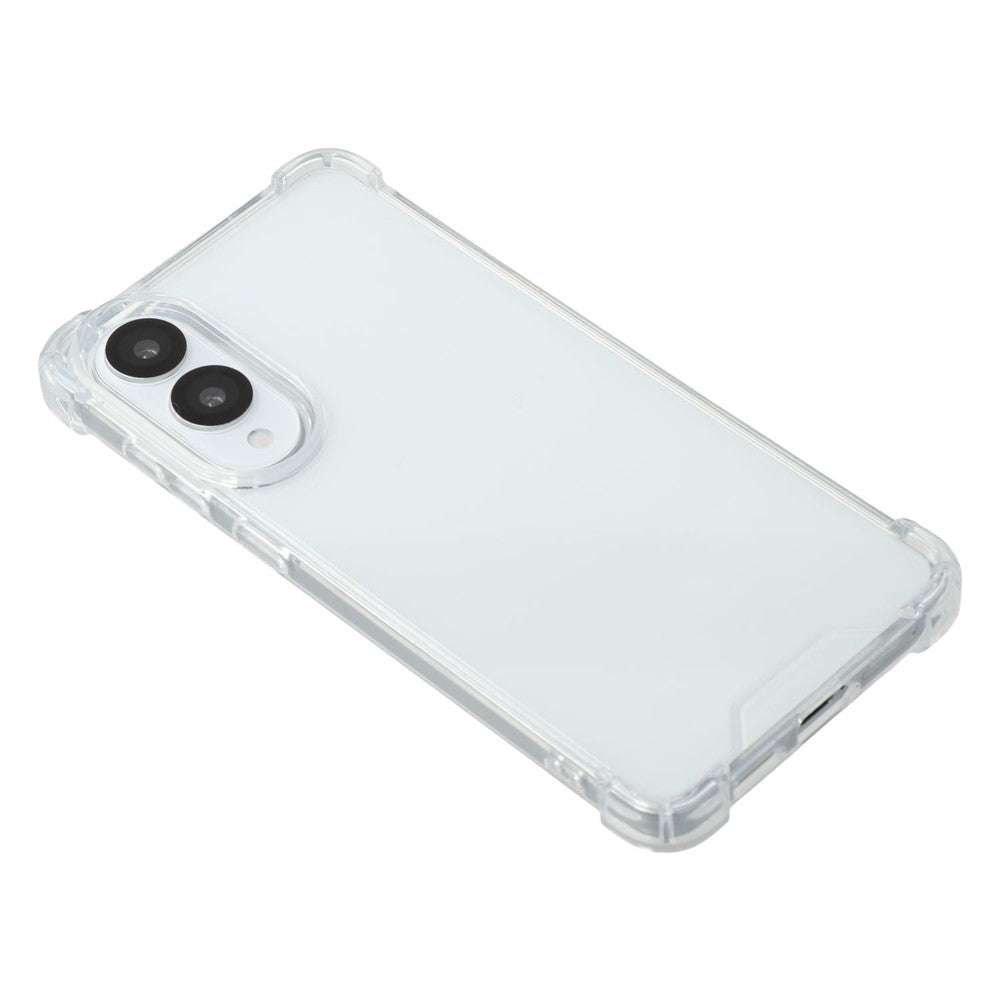 Til Samsung Galaxy S25 Edge Telefoncover TPU + Akryl 1,5 mm Stødsikkert Klart Bagcover