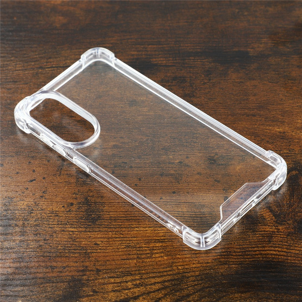 Til Samsung Galaxy S25 Edge Telefoncover TPU + Akryl 1,5 mm Stødsikkert Klart Bagcover