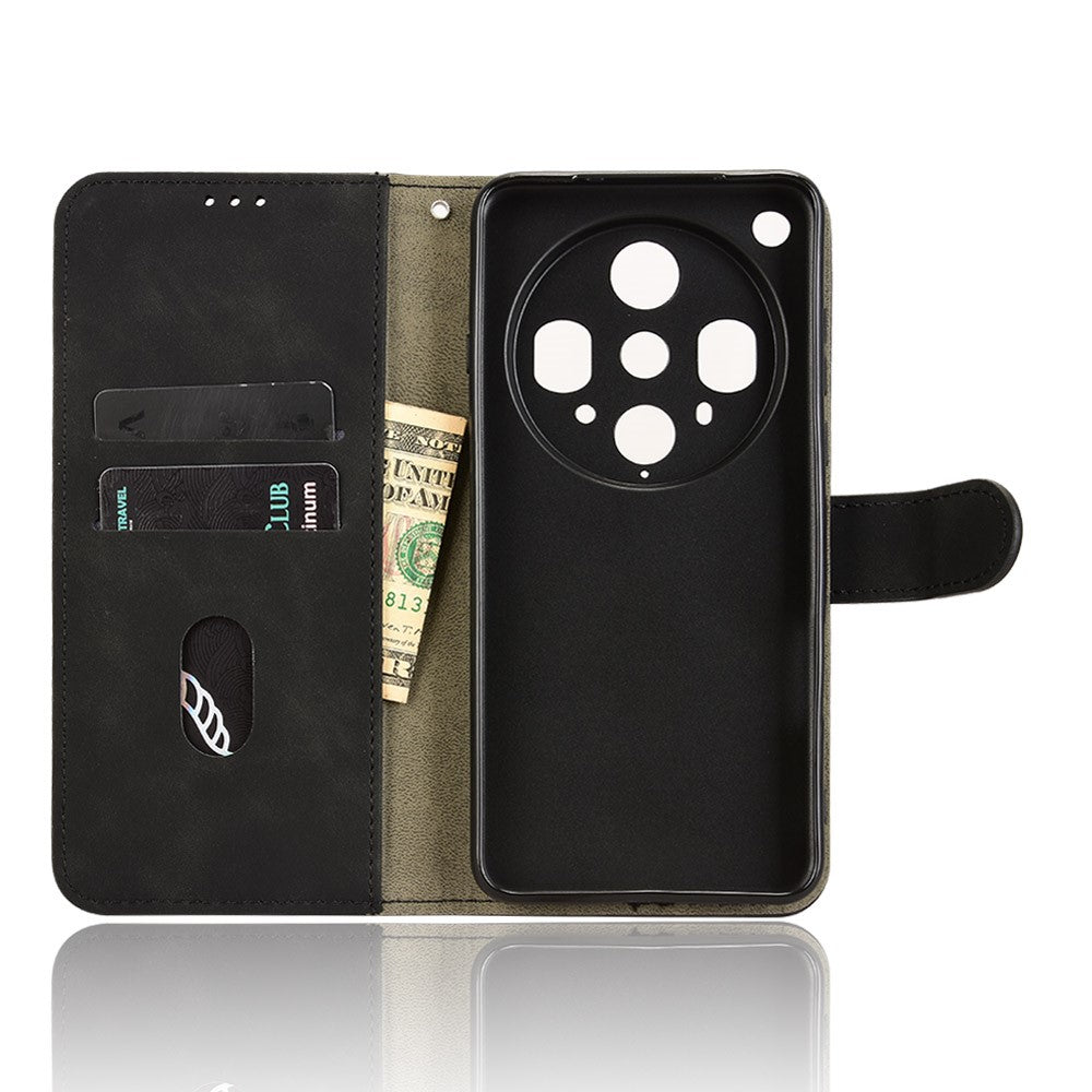For Oppo Find X8 Ultra 5G Leather Case Skin Feel Anti Drop Wallet Flip Phone Cover