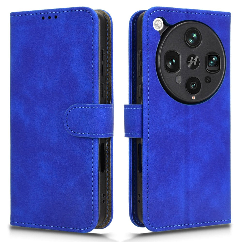 For Oppo Find X8 Ultra 5G Leather Case Skin Feel Anti Drop Wallet Flip Phone Cover