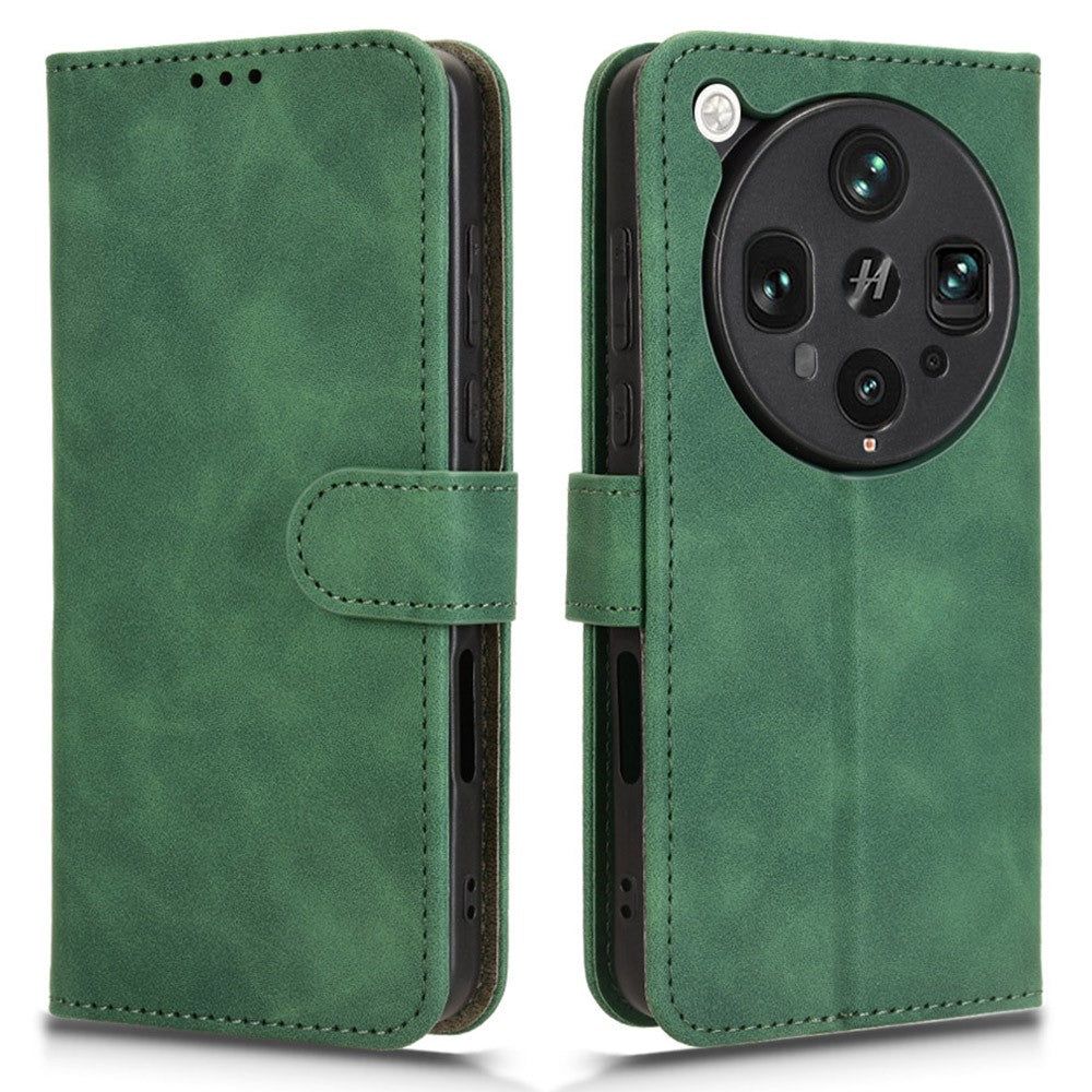 For Oppo Find X8 Ultra 5G Leather Case Skin Feel Anti Drop Wallet Flip Phone Cover