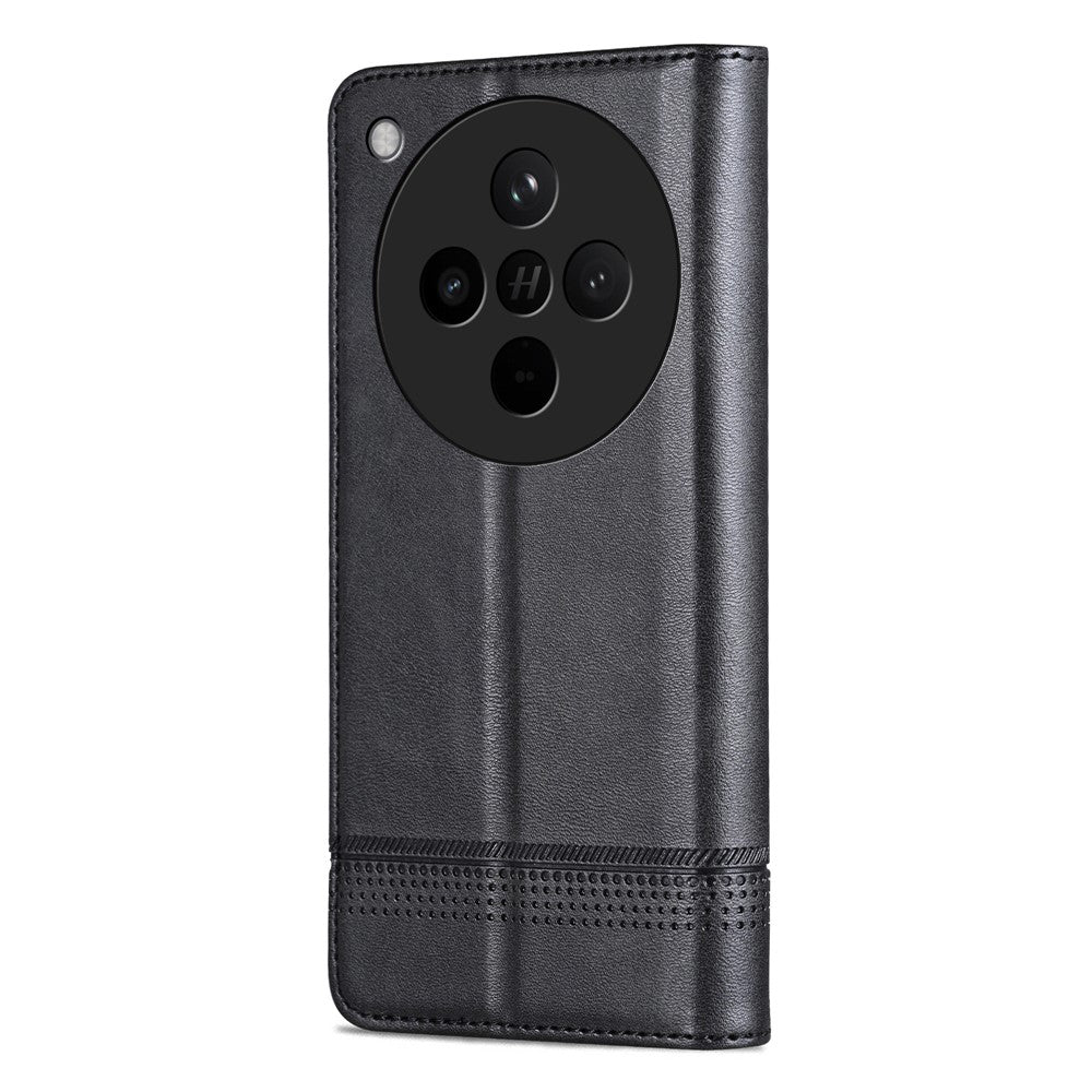 AZNS For Oppo Find X8s+ 5G Case Cowhide Texture PU Leather Wallet Phone Cover