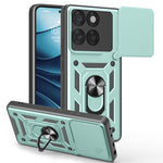 Til Motorola Edge 60 5G / 60 Fusion 5G etui med skydelåg til kamera PC + TPU-stativcover
