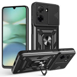 For Xiaomi Redmi A5 NFC (EU) (173.45mm) Case with Slide Camera Lid PC + TPU Kickstand Phone Cover