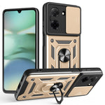 For Xiaomi Redmi A5 NFC (EU) (173.45mm) Case with Slide Camera Lid PC + TPU Kickstand Phone Cover