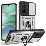 For Xiaomi Redmi A5 NFC (EU) (173.45mm) Case with Slide Camera Lid PC + TPU Kickstand Phone Cover