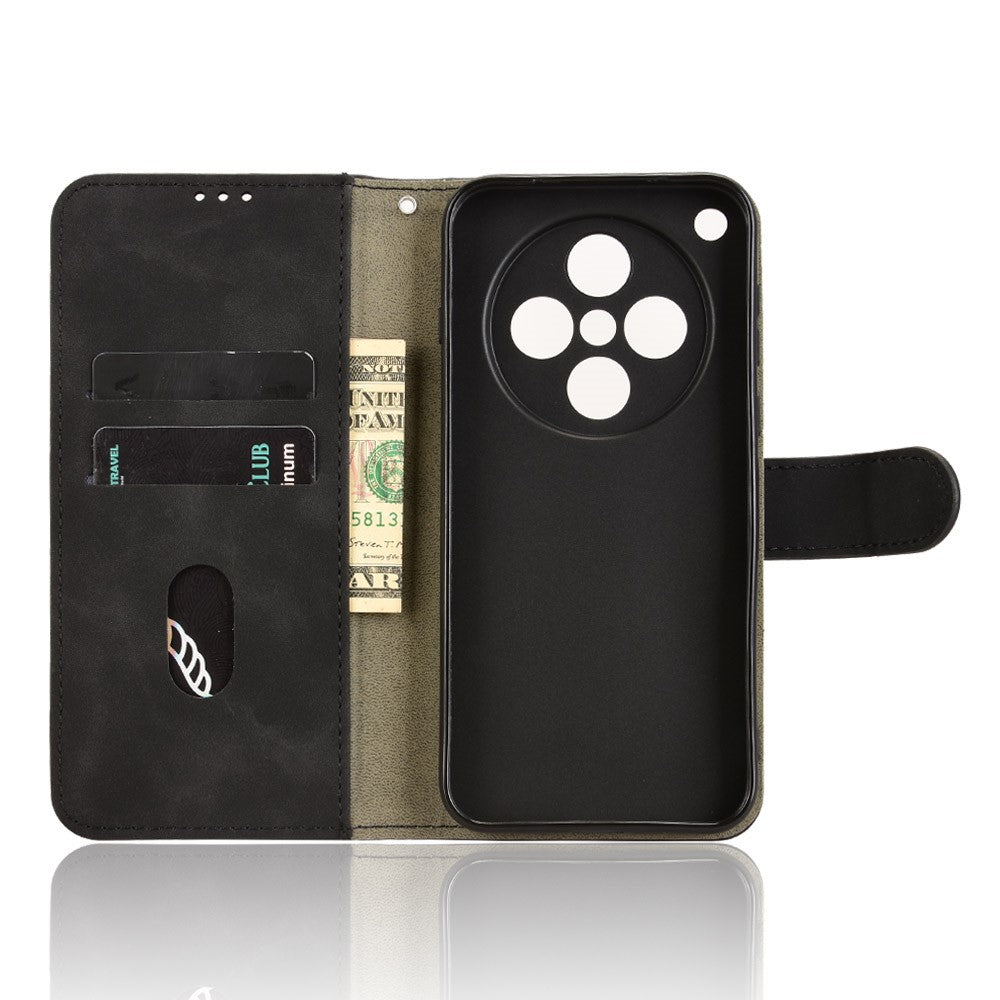 For Oppo Find X8s+ 5G Leather Case Skin Feel Anti Drop Wallet Flip Phone Cover