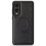 For Samsung Galaxy S25 Edge Magnetic Case Leather Back Phone Cover