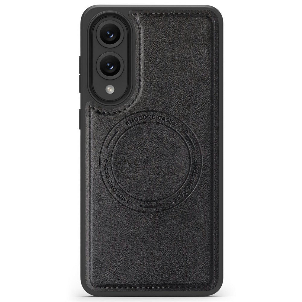 For Samsung Galaxy S25 Edge Magnetic Case Leather Back Phone Cover