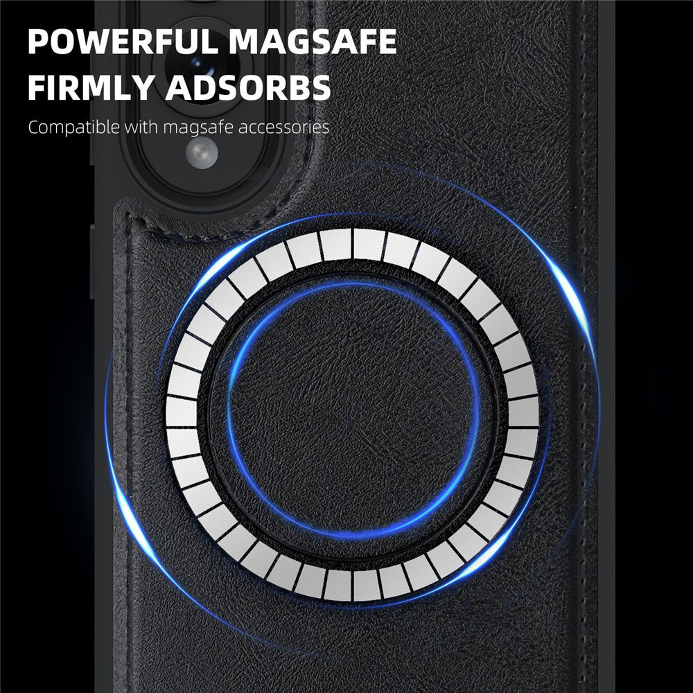 For Samsung Galaxy S25 Edge Magnetic Case Leather Back Phone Cover