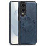 For Samsung Galaxy S25 Edge Magnetic Case Leather Back Phone Cover