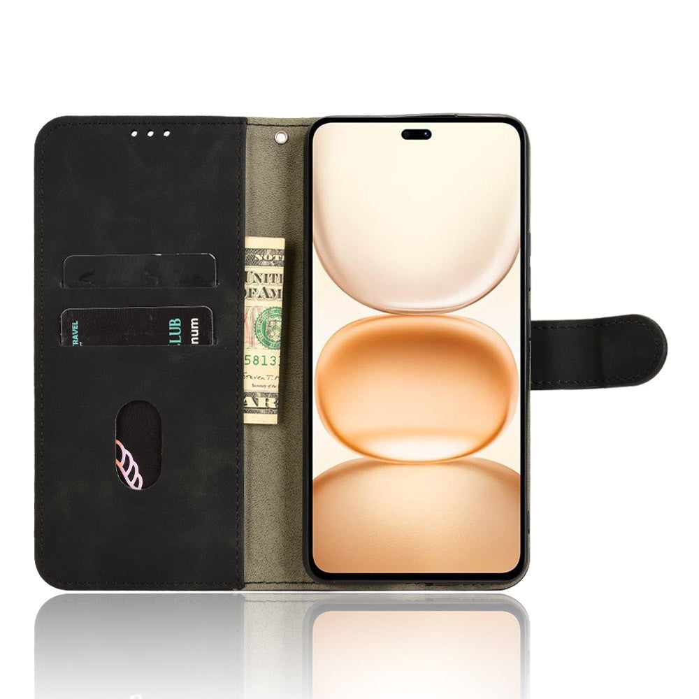 For Honor Power 5G lædercover Skin Feel Anti-drop pung flip telefoncover